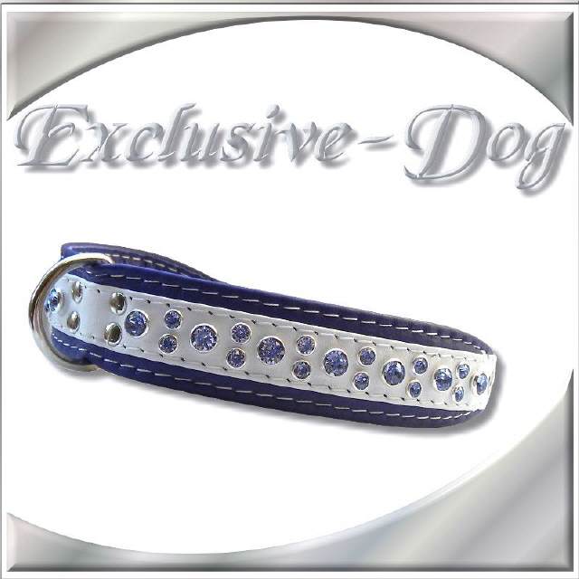 Strasshalsband " MAUVE "