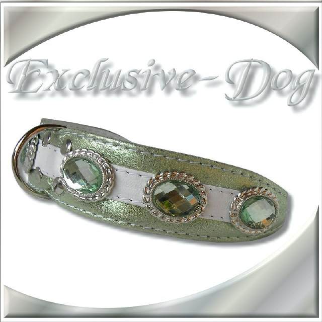Strasshalsband LIME